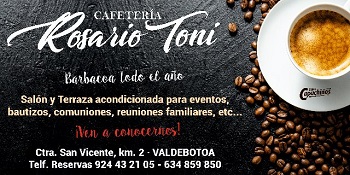 Cafeteria Rosario Toni colaborador CD San Roque Badajoz