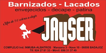 Barnizados Jayser colaborador CD San Roque Badajoz
